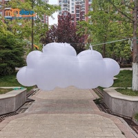 Nuage gonflable géant, décoration de scène de Festival musical