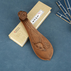 ที่วางธูปใบบัวสีม่วงทองแดงสำหรับตกแต่งบ้านด้วยกลิ่นหอม - Product Image 3
