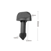 Clips de fixation en nylon de haute qualité pour carrosserie automobile, compatibles avec Mercedes-Benz, pour pare-brise, réservoir de lave-glace, garniture de phare, panneau de garniture.