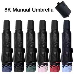 Parapluies personnalisés imprimés en gros avec logo pour événements promotionnels, cadeaux d'affaires, parapluies portables coupe-vent en vrac - Product Image 6