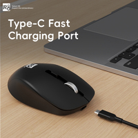 Mouse Gaming Nirkabel Dual Mode Bluetooth & 2.4g Ringan, Isi Ulang Tipe C, Grosir Kustom OEM