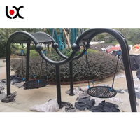 Ensemble complet d'équipements de jeux d'extérieur pour enfants : Balançoires robustes pour jardin et patio, pour des moments de jeu amusants