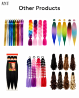 Ekstensi Rambut Kepang Sintetis Spring Twist Pre-Looped Crochet Braids Pendek untuk Wanita dan Remaja Putri 8 Inch 50g