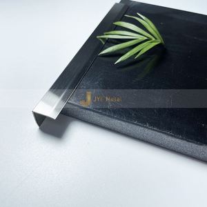 Profilé de carrelage en acier inoxydable 304 brossé en forme de L pour la décoration de meubles d'appartement, durable et étanche, design contemporain - Product Image 1