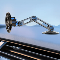 Support de téléphone magnétique pour voiture, flexible, étanche, en aluminium, avec rotation à 360°, dernier design amélioré