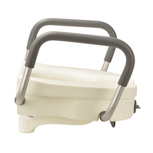 Rehausseur de toilette avec accoudoirs et couvercle pour personnes âgées et femmes enceintes, design moderne DS1010D - Product Image 3