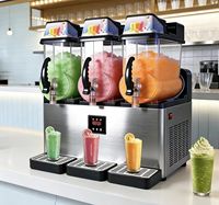 Nouvelle machine commerciale à slushie à trois réservoirs pour boissons glacées, saveurs variées, Daiquiri et Margarita