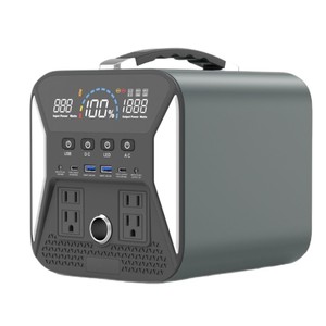 Estación de Energía Portátil para Acampar al Aire Libre de 300W de Gran Capacidad, Almacenamiento de Energía Multinacional, Fuente de Energía Solar de 220V, Una Pieza - Product Image 3