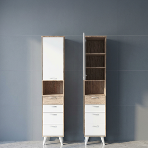 Mueble de Cocina de Panel de Madera Furnizone OEM, Mueble de Almacenamiento para Sala de Estar, Cajones, Diseño Moderno, Fácil Instalación, MDF - Product Image 3