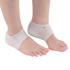 Penyangga Lengkung Kaki Gel 1 Inci, Pelindung Tumit Kering dan Pecah-pecah, Kaus Kaki Penambah Tinggi Tak Terlihat, Sol Sepatu - Product Image 1