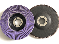 Roue à persiennes en corindon en céramique 115/125/180mm 36 #-120 # Disque de polissage personnalisé en acier inoxydable