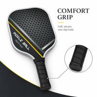 Leichtes Fiberglas-Pickleball-Schläger-Set mit Eigenem Logo, 4 Bällen und Tasche, Direktvertrieb OEM-Schläger-Kit für Private Label