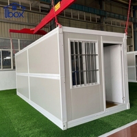Maison conteneur pliable contemporaine pour chambre, espace de travail, bureau à domicile, dortoir