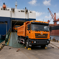 Promotion : Camion benne Shacman F3000 remis à neuf, conduite à gauche, 351-450 CV, Euro 2, 10-15T, pour l'Afrique du Sud