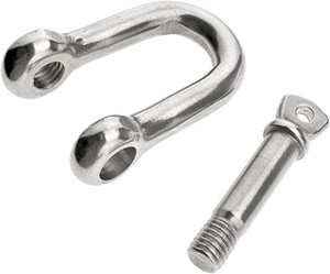 (M4-M32) Hardware <strong>Rigging</strong> <strong>Forged</strong> <strong>Shackle</strong> 304/316 Stainless Steel D <strong>Shackle</strong> with Screw Pin - Product Image 3
