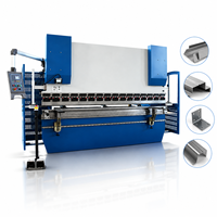 Mesin Tekan Plat Logam Otomatis 160 Ton 3200mm dengan Kontrol Servo Hidrolik CNC Y1 Y2 yang Dapat Disesuaikan