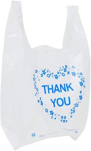 Bolsas de Papel para Llevar Comida con Diseño de Camiseta de Agradecimiento - Blancas, Resistentes, Tamaño Estándar - 100 Unidades - Product Image 6
