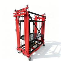 Plateforme élévatrice électrique pliable en acier au carbone de 2 m et 500 kg, télécommandée, pour travaux intérieurs et améliorations domestiques