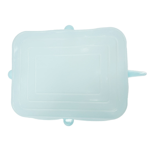 6 kích thước hình chữ nhật <span class=keywords><strong>Silicone</strong></span> Bìa căng bát nắp căng <span class=keywords><strong>Silicone</strong></span> Nắp thiết lập để lưu trữ thực phẩm tươi sống - Product Image 1