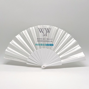 BSBH Best Selling Durable Handmade Customized Plastic Advertising Hand Fan Long Handle Wholesale Personalized Lovable Crafts