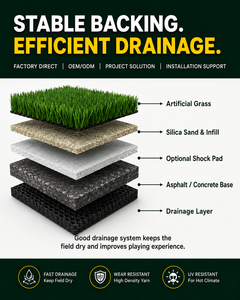 Gazon <span class=keywords><strong>synthétique</strong></span> professionnel pour terrains de football, <span class=keywords><strong>pelouse</strong></span> artificielle pour terrains de sport extérieurs, OEM ODM - Product Image 2