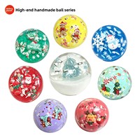 Boule en plastique originale en forme de flocon de neige de Noël, faite à la main, souple, à remontée lente, anti-stress, jouet de décompression pour garçons