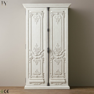 <span class=keywords><strong>Armario</strong></span> Moderno <span class=keywords><strong>Blanco</strong></span> de Madera Maciza Tallada con Cuatro Puertas, Gran Capacidad <span class=keywords><strong>y</strong></span> <span class=keywords><strong>Armario</strong></span> Independiente, Muebles de Dormitorio Personalizables - Product Image 4