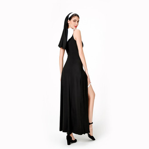 Cosplay para adultos Life Sexy Nun Cosplay disfraz vestir conjunto completo disfraz <span class=keywords><strong>monja</strong></span> personaje juego uniforme - Product Image 5
