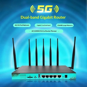 Routeur CPE WIFI6 4G 5G Réseau maillé Double bande 2,4 GHz 5,8 GHz 1200 Mbps avec 5 ports WAN/LAN 5GE Système Openwrt Solution MT7621A - Product Image 2