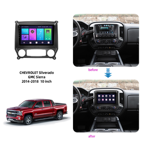 Marco Multimedia para coche Chevrolet Silverado 2014, 10 pulgadas, Accesorios para Tablero de coche, marco de Radio Android, Panel de reproductor Mp3 - Product Image 5