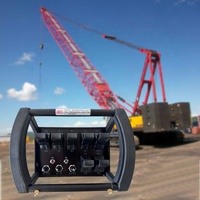 Télécommande de grue industrielle de haute qualité avec code fixe, étanche, emballage en métal et plastique, portée de 500 m
