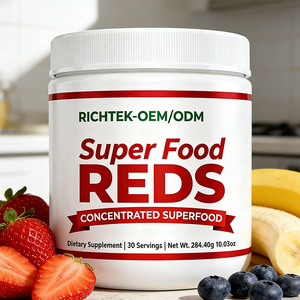 Superfood kırmızılar tozu Vegan keşiş meyve aromalı Premium sınıf organik antioksidan konsantre yeşiller ve kırmızılar Superfood tozu - Product Image 6