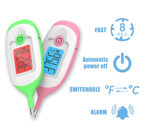 Thermomètre numérique médical électronique pour bébé, multifonctionnel, approuvé CE, affichage rapide, étanche - Product Image 4