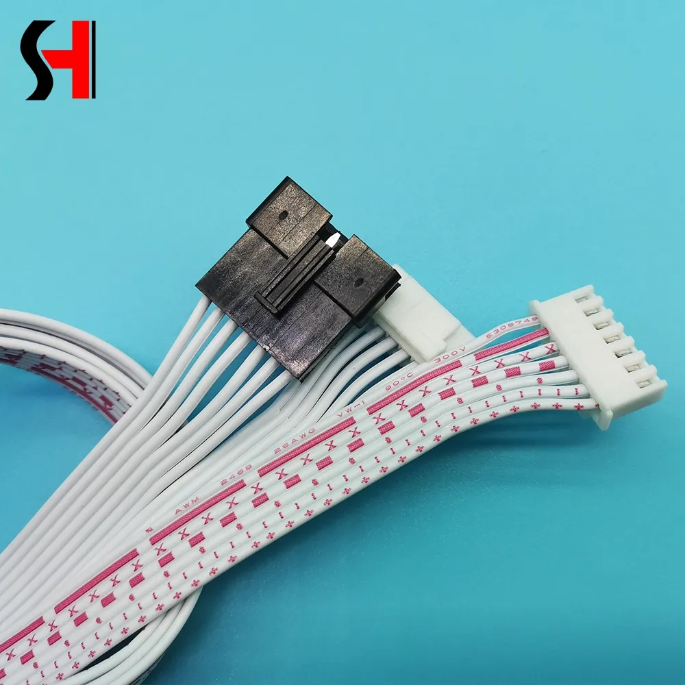 Perakitan Kabel Listrik Pita Hitam JST SM Kawat Harness Cina 7pin Baru Mendapatkan SM 2.50Mm Laras Sheng Hui PA66 V0 Peralatan Rumah Tangga 24