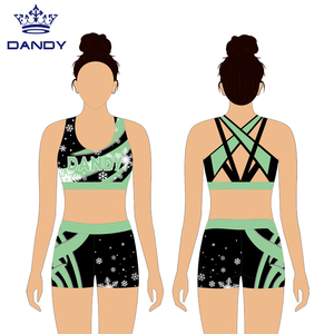 OEM Cheer Practice Wear Custom Cheer Bra Shorts Cheerleading Practice Wear