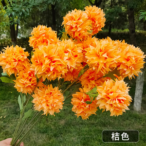 Bán Buôn Hoa Nhân Tạo 3 Đầu Bóng Hoa Cúc Pha Lê Hành Tây Bóng Đám Cưới Hoa Trang Trí Nội Thất - Product Image 5