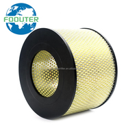 Usine prix de gros voiture Auto pièces de moteur filtre à air en papier jaune 17801-61030 17801-68030 pour Land Cruiser Coaster Bus