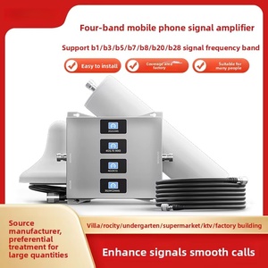 Quatro-Band Mobile Phone Signa Booster Amplificador Repetidor para 5G 4G 3G 2G Rede em Casa Urban Village Basement Carpark KTV - Product Image 6