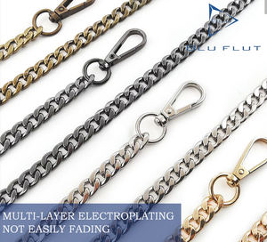 Bal Manent New Bag Chain Gold Sliver Metal Bolso Accesorio Correa de cadena Cadenas de metal personalizadas para bolsos - Product Image 6