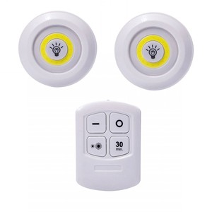 Lampes à rondelle <span class=keywords><strong>LED</strong></span> COB à <span class=keywords><strong>piles</strong></span> Ultra lumineuses sous la <span class=keywords><strong>lampe</strong></span> de robinet d'armoire <span class=keywords><strong>pour</strong></span> <span class=keywords><strong>placard</strong></span>, garde-robe, couloir d'escalier - Product Image 2