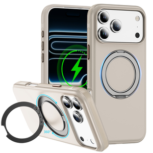 Custodia <span class=keywords><strong>per</strong></span> Telefono Ibrida TPU PC con Anello Magnetico Nascosto e Supporto, Bestseller <span class=keywords><strong>per</strong></span> <span class=keywords><strong>iPhone</strong></span> 17/Air/17 Pro/17 Pro Max - Product Image 1