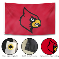 Drapeaux universitaires NCAA en gros 3x5FT 90x150cm en polyester imprimés numériquement pour les fans de sport des équipes universitaires