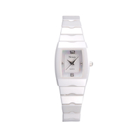 Jam Tangan Wanita NESUN New Quartz, Jam Tangan Keramik untuk Wanita dengan Dial Kecil Berbahan Mutiara, Minimalis & Tahan Air