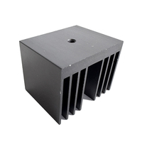 Dissipateur thermique en aluminium 32(W)* 25(H)* 25(L)mm pour IC PCB MOS Transistor Dissipateur thermique extrudé anodisé noir