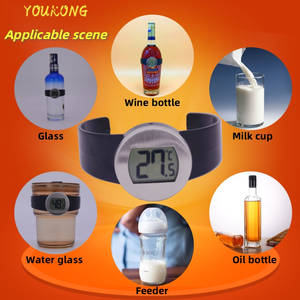 YK - 111 Thermomètre de <span class=keywords><strong>bouteille</strong></span> de raisin de <span class=keywords><strong>vin</strong></span> rouge numérique Thermomètres - Product Image 4