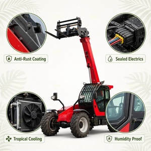Máquina 3 <span class=keywords><strong>en</strong></span> 1: Carretilla Elevadora Telescópica de 3000 kg + Cargadora de Ruedas + Manipulador de Materiales, Alcance de 6 m, Accesorios 4 <span class=keywords><strong>en</strong></span> 1, Motor Yuchai - Product Image 3