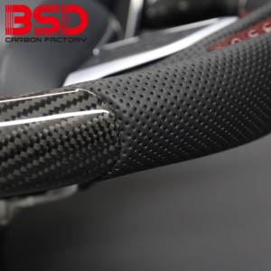 BSD carbono para Toyota Grand Highlander <span class=keywords><strong>TRD</strong></span> JDM modificar coche personalizado nuevo estilo Geek deporte Real fibra de carbono <span class=keywords><strong>volante</strong></span> - Product Image 5