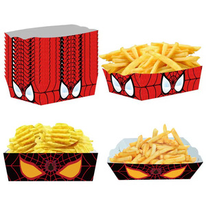 Caja Personalizada para Hamburguesas de Pollo Frito y Papas Fritas, Caja Desechable para Envasado de Comida Rápida, Contenedor para Llevar, Bandeja de Papel - Product Image 5