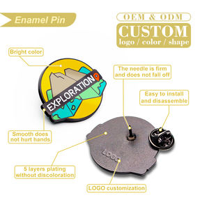 Para un teñido positividad insignia de Metal personalizada solapa <span class=keywords><strong>Anime</strong></span> Pins <span class=keywords><strong>Des</strong></span> Pins De Esmaltado Logo broche esmalte suave tradicional para sombreros - Product Image 5