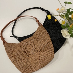 Japanese and Korean style minimalist PU leather bag with replaceable and detachable <b>shoulder</b> <b>strap</b>, tote bag <b>strap</b>, and other - Product Image 1